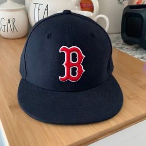 Youth Boston Red Sox New Era Navy Fitted Hat